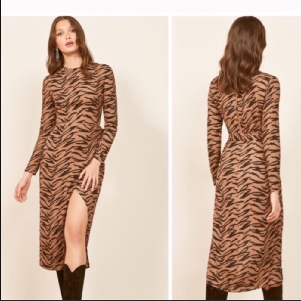 Reformation Maurita midi wrap dress size 2